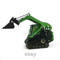 LESU 1/14 Hydraulic Model Metal RC Aoue-LT5 Tracked Skid-Steer Loader With Lights