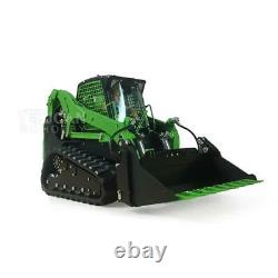 LESU 1/14 Hydraulic Model Metal RC Aoue-LT5 Tracked Skid-Steer Loader With Lights