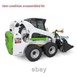 LESU Painted 1/14 Metal Wheeled Skid-Steer RC Hydraulic Loader Aoue LT5H Light