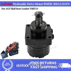 Left Side Hydraulic Drive Motor BMER-300A12101N for AGT Skid Steer Loader YSRT14