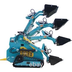 Local Collection Mini Skid Steer Loaders Compact Track 13.5HP Gas Canada STOCK