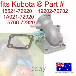 Lower Water Flange Thermostat Housing Gasket for Kubota 19202-72702 15521-72920