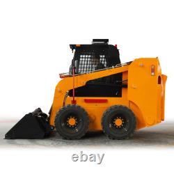 Mini Skid Steer Loader Wheel Cab, 3.8 Ton, 50HP Diesel Engine, 37 kW, EPA LS