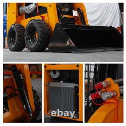Mini Skid Steer Loader Wheel Cab, 3.8 Ton, 50HP Diesel Engine, 37 kW, EPA LS