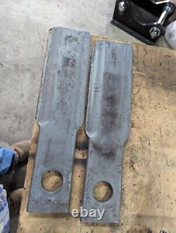 Mower king, wolverine 6' skid steer brush hog blades and Bolts 4X15