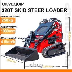 NEW 1829.84Ibs Mini Skid Steer Track Loade B&S 13.5HP Gas EPA Engine