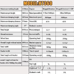 NEW 1829.84Ibs Mini Skid Steer Track Loade B&S 13.5HP Gas EPA Engine