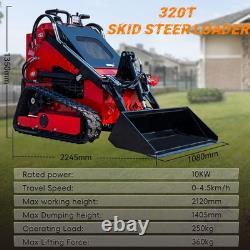 NEW 1829.84Ibs Mini Skid Steer Track Loade B&S 13.5HP Gas EPA Engine