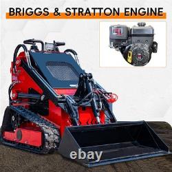 NEW 1829.84Ibs Mini Skid Steer Track Loade B&S 13.5HP Gas EPA Engine