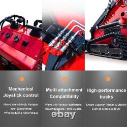 NEW 1829.84Ibs Mini Skid Steer Track Loade B&S 13.5HP Gas EPA Engine