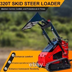 NEW 1829.84Ibs Mini Skid Steer Track Loade B&S 13.5HP Gas EPA Engine