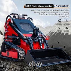 NEW 1829.84Ibs Mini Skid Steer Track Loade B&S 13.5HP Gas EPA Engine