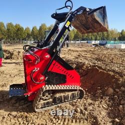 NEW 1829.84Ibs Mini Skid Steer Track Loade B&S 13.5HP Gas EPA Engine