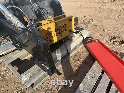 NEW Agrotk SSHH680 680 Hydraulic Concrete Breaker Skid Steer Attachment WE SHIP