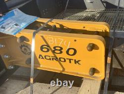 NEW Agrotk SSHH680 680 Hydraulic Concrete Breaker Skid Steer Attachment WE SHIP