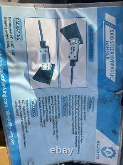NEW Agrotk SSHH680 680 Hydraulic Concrete Breaker Skid Steer Attachment WE SHIP