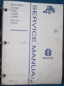 NEW HOLLAND L565 Lx565 LX665 SKID STEER SERVICE SHOP REPAIR MANUAL BOOK OEM