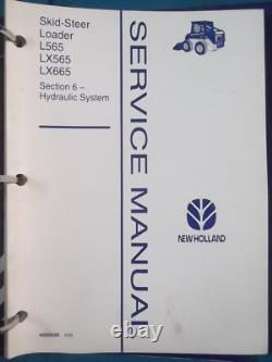 NEW HOLLAND L565 Lx565 LX665 SKID STEER SERVICE SHOP REPAIR MANUAL BOOK OEM