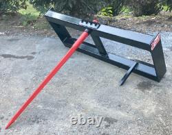 NEW Heavy Duty KIVEL (USA Made) Hay Bale Spear for Skid Steer/Tractor-39 Spear