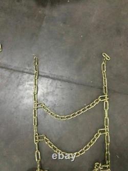 NEW SKID STEER 10-16.5 7MM TIRE CHAINS (Pair Of 2 Chains)