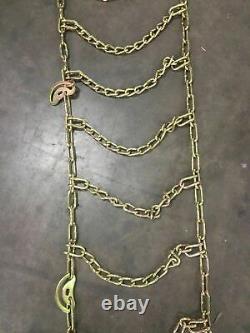 NEW SKID STEER 12-16.5 7MM TIRE CHAINS (Pair Of 2 Chains)