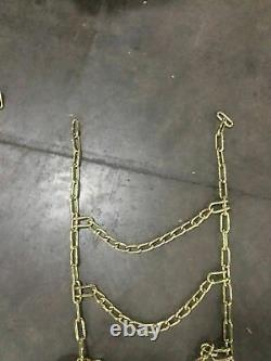 NEW SKID STEER 12-16.5 7MM TIRE CHAINS (Pair Of 2 Chains)