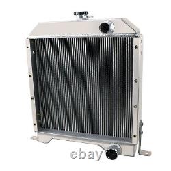 New 3-Rows Radiator For Case 1840 1845C Diesel Motor Skid Steer Loaders Tractor
