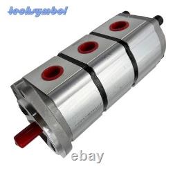 New 3-Section Hydraulic Pump PGP510888G3LP for AGT Skid Steer Loaders Gear Pump