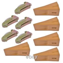New 5 Piece Set X290 Bucket Teeth K290S Spring Flex Pin for Skid Steer Excavator