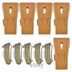 New 5 Piece Set X290 Bucket Teeth K290S Spring Flex Pin for Skid Steer Excavator
