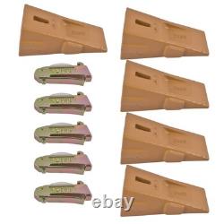New 5 Piece Set X290 Bucket Teeth K290S Spring Flex Pin for Skid Steer Excavator