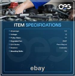 New Alternator For Case Skid Steer Loader SR130/150/175/185, New Holland SL35