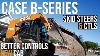 New Case B Series Skid Steers Compact Track Loaders Improved E H Controls Big Display New Cab