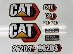 New Cat Catapillar 262D3 Heavy Equipment Decals Stickers Skid Steer 3M Vinyl