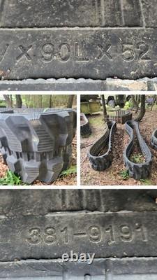 New Cat Set Skid Steer Tracks 350x90x52.5P Part Number 381-9197