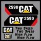 New Fits Caterpillar 259d Decal Kit Skid Steer /free Shipping Cat Logo Decal Set