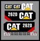 New Fits Caterpillar 262d Decal Kit Skid Steer /free Shipping Cat Logo Decal Set