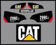 New Fits Caterpillar 299c2 299c 2 High Flow Xps Two Speed Decal Kit Skid Steer