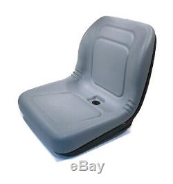 New Grey HIGH BACK SEAT for John Deere Skid Steer Loader 70 125 240 7775 8875