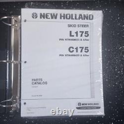New Holland L175, C175 Skid Steer Track Loader Parts Catalog Manual 87659877