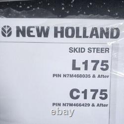 New Holland L175, C175 Skid Steer Track Loader Parts Catalog Manual 87659877