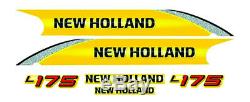 New Holland L175 Skid Steer Loader Decal / Adhesive / Sticker Complete Set