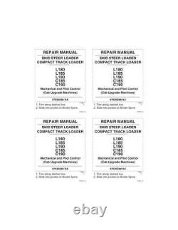 New Holland L180, L185, L190, C185, C190 Skid Steer Track Loader Service Manual