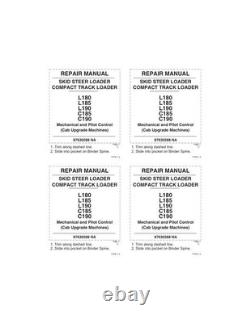 New Holland L180, L185, L190, C185, C190 Skid Steer Track Loader Service Manual