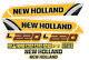 New Holland L220 Skid Steer Loader Decals / Stickers (compatible Complete Set)