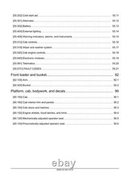 New Holland L221, L228, C227, C232, C237 Tier 4B Skid Steer Loader Service Manual