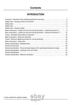 New Holland L221, L228, C227, C232, C237 Tier 4B Skid Steer Loader Service Manual