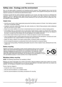 New Holland L221, L228, C227, C232, C237 Tier 4B Skid Steer Loader Service Manual