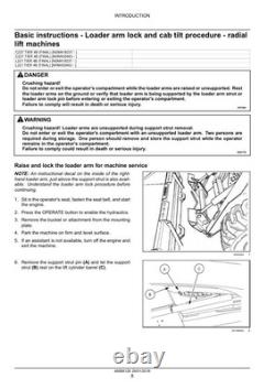 New Holland L221, L228, C227, C232, C237 Tier 4B Skid Steer Loader Service Manual