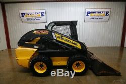 New Holland L225 Wheeled Skid Steer Loader, Open Rops, 57hp, High Flow, 2 Speed